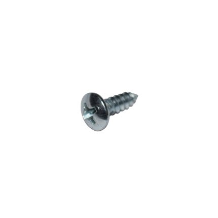 M3x1.06x10 Pan Head Phillips Screw (Silver Zinc)