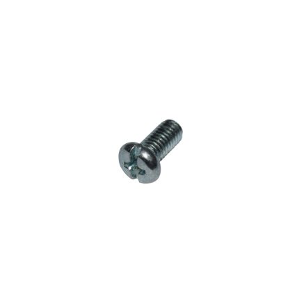 M5x0.8x10 Pan Head Philips Screw (silver zinc)