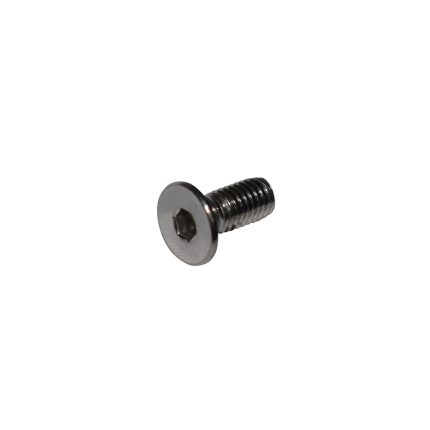 M5x0.8x12 Flat Head Socket Screw (Silver Zinc)