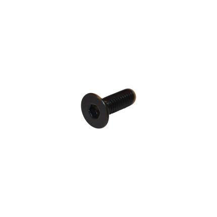 M6x1.0x18 Flat Head Socket Screw (Black Zinc)