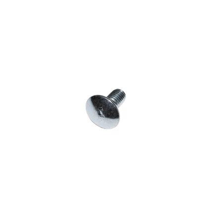 M8x1.25x16 Carriage Head Shoulder 2.3mm Bolt (Silver Zinc)