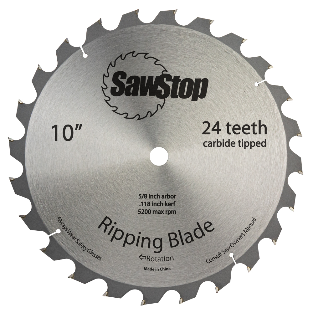SawStop 24-tooth rip blade
