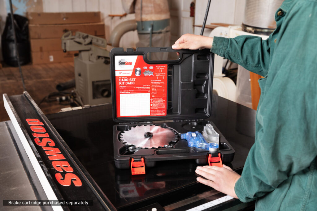 SawStop stacked dado set with chippers