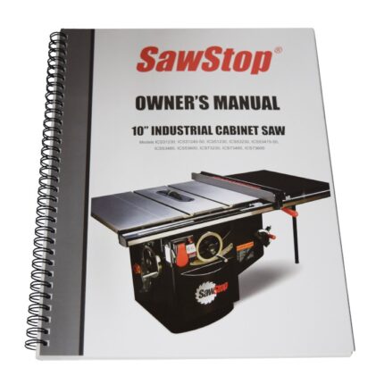 ICS Model Saw Owner's Manual (October 2008, pre dust collection upgrade)