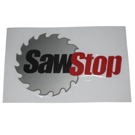 SawStop Label for JSS-MCA and TSA-SA70 (Slider Table) and Router Dust Collection Box