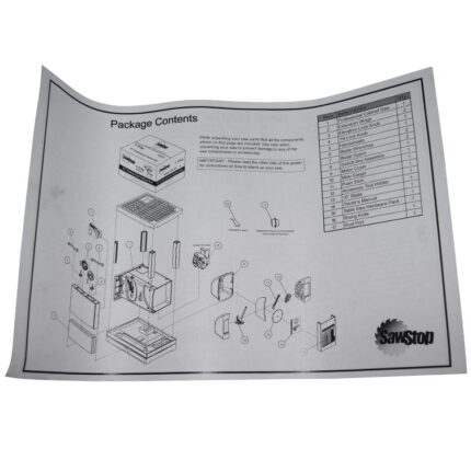 Unpacking Procedure Poster for PCS
