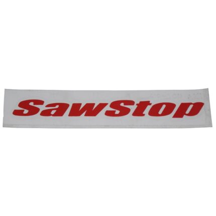 Over-Arm SawStop Label