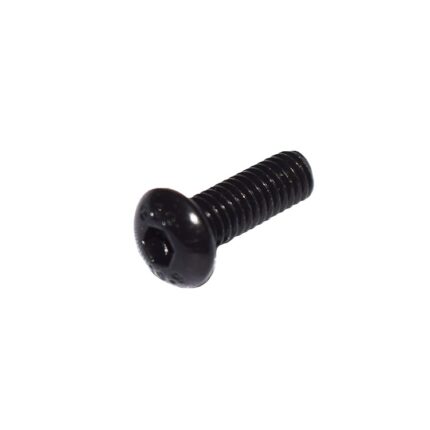 M4x0.7x12 Button Head Socket Screw (Black Zinc)