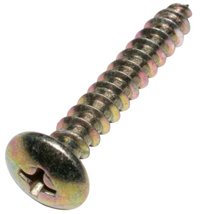 M5x2.1x32 Button Head Phillips Screw (Yellow Zinc)