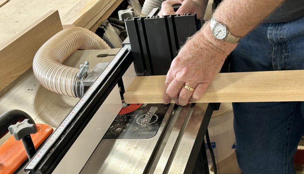 Round over the ends for the fence